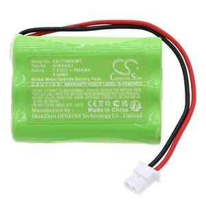 Helyettesítő riasztórendszer akku ITI 34-051 6HRAAAU AAA (mikro) 7, 2V 700mAh 1db/csomag NiMH 5.04Wh kép