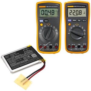 Helyettesítő mérőműszer akku Fluke 15B HJ603040PL 650mAh 2.41Wh 3.7V kép