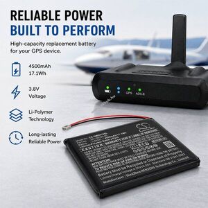Helyettesítő gps akku Garmin 010-01561-00 / 361-00093-00 4500mAh/17.1Wh 3.8V kép