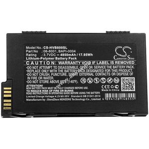 Helyettesítő mérőműszer akku HumanWare BrailleNote 06-8001 4850mAh 17.95Wh 3.7V kép