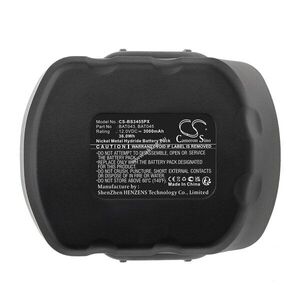 Helyettesítő elektromos szerszámgép akku Bosch GSR 12-1/2 607 335 709 12V 3000mAh 36Wh kép