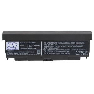 Helyettesítő laptop akku Lenovo ThinkPad T440P 45N1144 6600mAh 73.26Wh Li-ion 11.1V kép