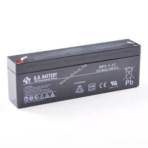 B.B. Battery BP2.3-12 12V 2, 3Ah ólom akku AGM VdS kép