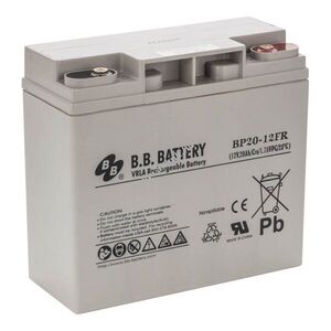B.B. Battery BP20-12FR 12V 20Ah AGM tűzálló VdS ólom akku kép