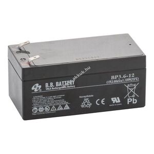 B.B. Battery BP3.6-12 AGM ólom akku 12V 3, 6Ah kép
