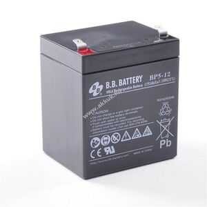 B.B. Battery BP5-12 12V 5Ah AGM ólom akku kép