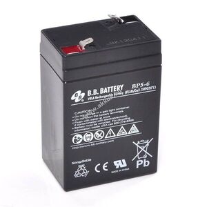 B.B. Battery BP5-6 6V 5Ah ólom akku AGM kép