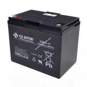 B.B. Battery EB80-12 12V 80AH AGM ólom akku kép