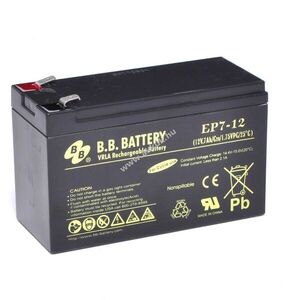 B.B. Battery EP7-12 12V 7Ah ólom AGM akku kép