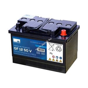 Sonnenschein GF 12 50 V 12V 50Ah zselés ólom akku GF1250V kép