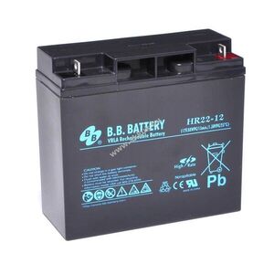 B.B. Battery HR22-12 12V 22Ah AGM ólom akku kép