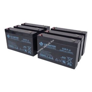 B.B. Battery MGE Pulsar Evolution 1500 UPS szünetmentes akku zárt ólom-savas 6db/csomag kép