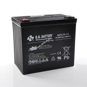 B.B. Battery MPL55-12 12V 55Ah AGM ólom akku kép