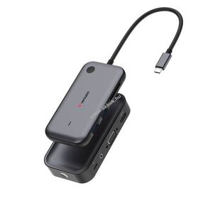 Verbatim Share My Screen WDA-01 vezeték nélküli USB-C HDMI Full HD hub 2x USB3.2-A SD microSD kép