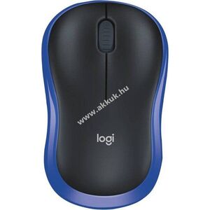 Logitech M185 vezeték nélküli egér kék 1000DPI 3 gombos 2, 4GHz USB nano kép