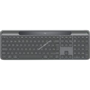 Logitech K980 Signature Slim Solar+ vezeték nélküli billentyűzet DE Bluetooth USB-C Logi Bolt grafit kép