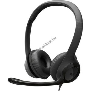 Logitech Headset H390 USB-C sztereó fekete Retail kép
