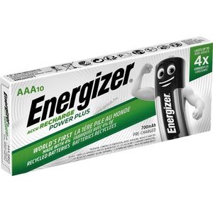 Energizer Power Plus AAA (Micro) akku 1.2V 700mAh 10db/csomag NiMH kép