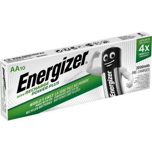Energizer Power Plus AA Mignon ceruza akku 1.2V 2000mAh 10db/csomag NiMH kép