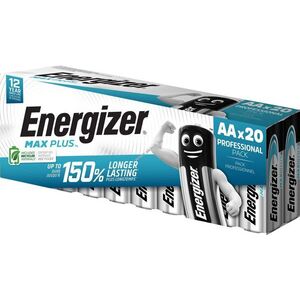 Energizer Max Plus AA Mignon ceruza FR06 1, 5V 20db/csomag elem Alkaline kép