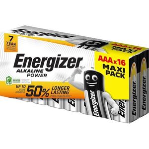 Energizer Alkaline Power AAA (Micro) LR03 1, 5V 16db/csomag elem Alkaline kép