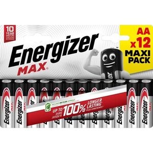 Energizer Max AA Mignon ceruza LR06 1.5V 12db/csomag elem Alkaline kép