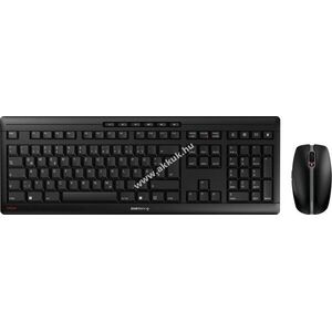Cherry STREAM Desktop vezeték nélküli billentyűzet és egér készlet DE fekete 2, 4GHz 2400dpi kép