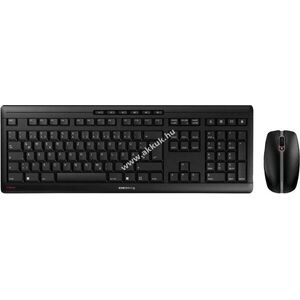 Cherry STREAM Desktop Recharge vezeték nélküli billentyűzet és egér szett DE fekete 2400dpi kép
