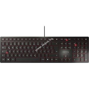 Cherry KC 6000 Slim USB fekete DE billentyűzet kép