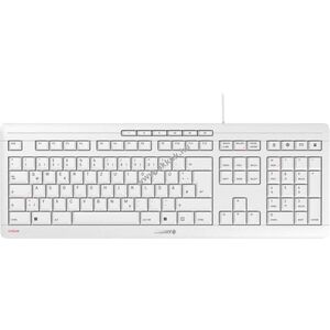 Cherry STREAM USB billentyűzet világosszürke DE lapos halk CHERRY SX ollós mechanika kép