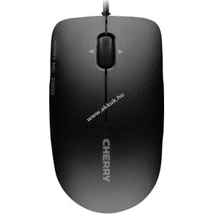 Cherry MC 2000 USB fekete optikai egér 1600dpi 3 gomb Tilt-Wheel 180cm kép