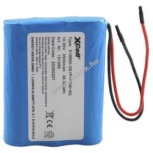 XCell Akkupakk 11, 1V 3500mAh 3S1P nyitott kábelvégekkel Li-Ion kép