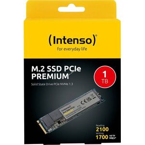 Intenso SSD M.2 2280 1TB PCIe 3.0 NVMe 2100/1700MB/s Premium Retail kép