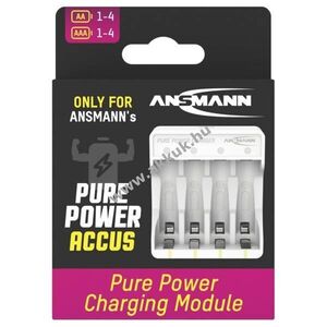 Ansmann Pure Power töltő 1-4 Li-Ion Micro AAA / Mignon ceruza AA USB-C kábellel kép