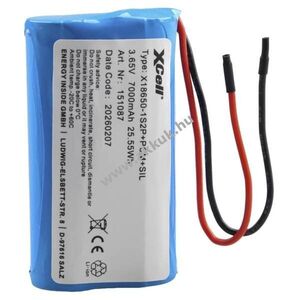 XCell 3, 7V 7000mAh 1S2P akku nyitott kábellel Li-Ion kép