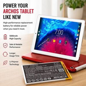 Helyettesítő táblagép akku Archos 101 Core 3G AHB3097140 5000mAh/18.5Wh 3.7V kép