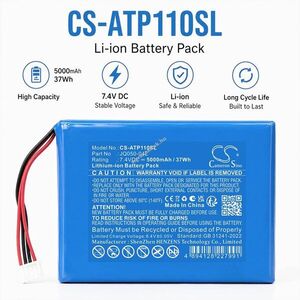 Helyettesítő mérőműszer akku Aetep AT110/JQ050-04L 5000mAh 37Wh 7.4V kép