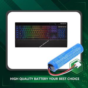Helyettesítő billentyűzet egér akku Corsair K57 RGB vezeték nélküli és RDJ15 3400mAh 12.58Wh 3.7V kép