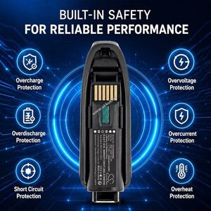 Helyettesítő vonalkódolvasó akku Datalogic QBT2131/RBP-QMBT2X-BK 1600mAh 5.92Wh 3.7V kép