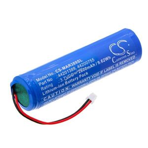 Helyettesítő gps akku MARES ICON HD 44201389 2600mAh 9.62Wh 3.7V kép