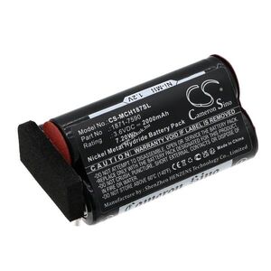 Helyettesítő borotva akku Moser ChromStyle 1871 1871-7590 2000mAh/7.2Wh 3.6V kép