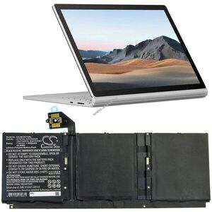 Helyettesítő táblagép akku laptop Microsoft Surface Book 3 G3HTA052H 6000mAh/45.48Wh 7.58V kép