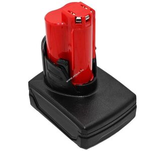 Helyettesítő elektromos szerszámgép akku Milwaukee M12 48-11-2440 6000mAh 72Wh 12V kép