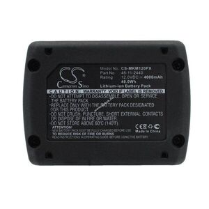 Helyettesítő elektromos szerszámgép akku Milwaukee M12 48-11-2440 4000mAh 48Wh 12V kép