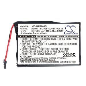 Helyettesítő gps akku Magellan RoadMate 2000 37-00030-001 1250mAh 4.63Wh 3.7V kép