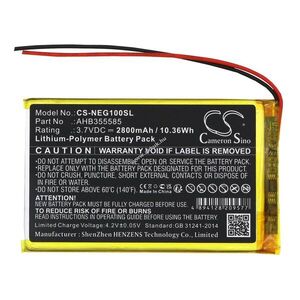 Helyettesítő játékkonzol akku SNK Neo Geo X Gold AHB355585 2800mAh 10.36Wh 3.7V kép