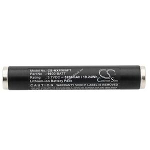 Helyettesítő zseblámpa akku Nightstick 9500/9600-BATT 5200mAh 19.24Wh 3.7V kép