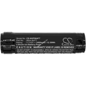 Helyettesítő zseblámpa akku Nightstick NSR-9844XL 9844-BATT 3400mAh 12.58Wh 3.7V kép