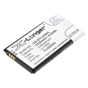 Helyettesítő hotspot akku Alcatel Link Zone TLi025GA 2330mAh 8.62Wh Li-Ion 3.7V kép