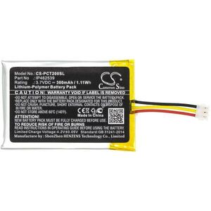 Helyettesítő vezeték nélküli akku Phonak ComPilot IP462539 300mAh 1.11Wh 3.7V kép